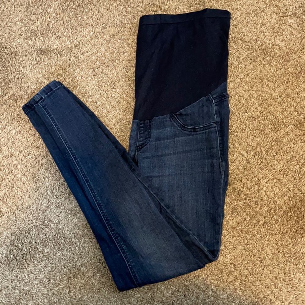 XS Indigo Blue Maternity Skinny Jeans